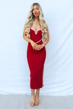 Yuri Maxi Dress - Wine