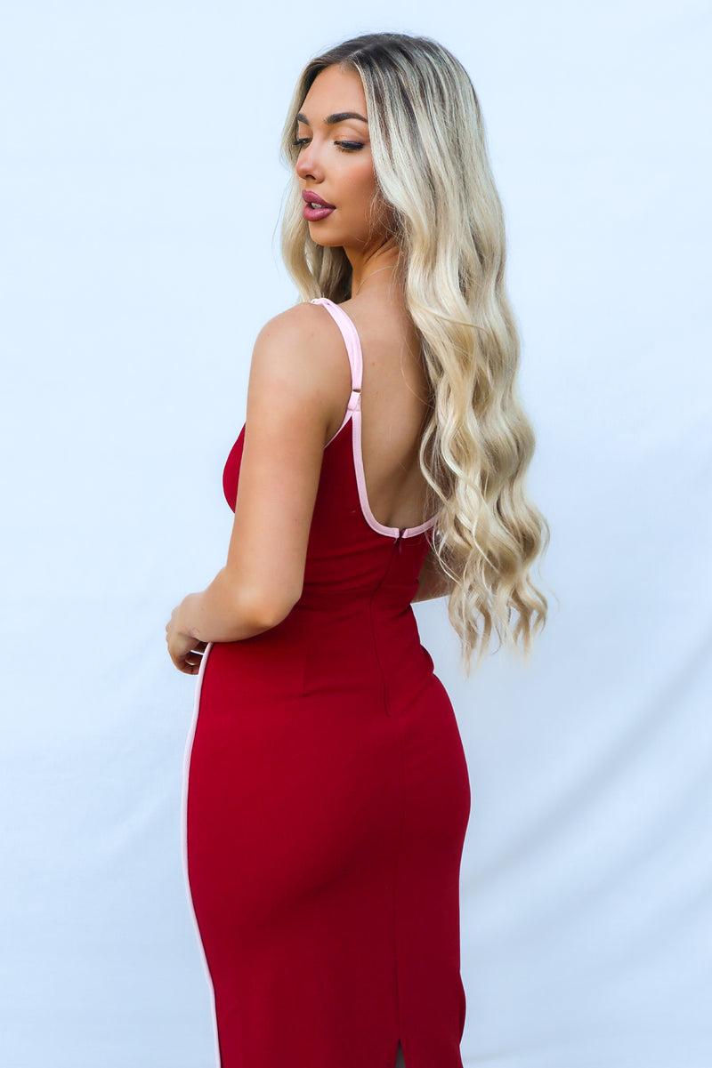 Yuri Maxi Dress - Wine