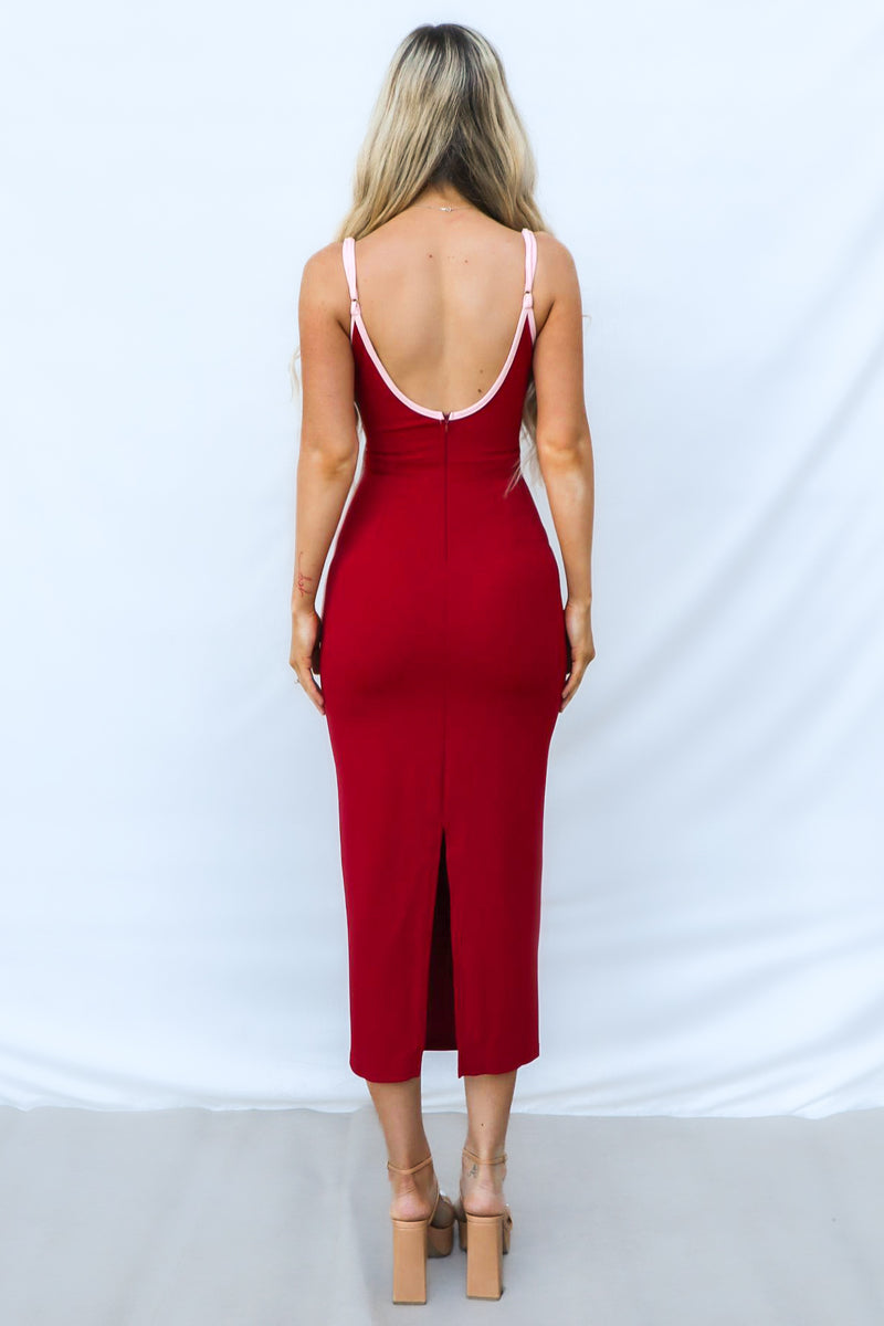 Yuri Maxi Dress - Wine