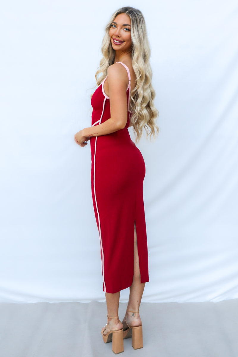 Yuri Maxi Dress - Wine