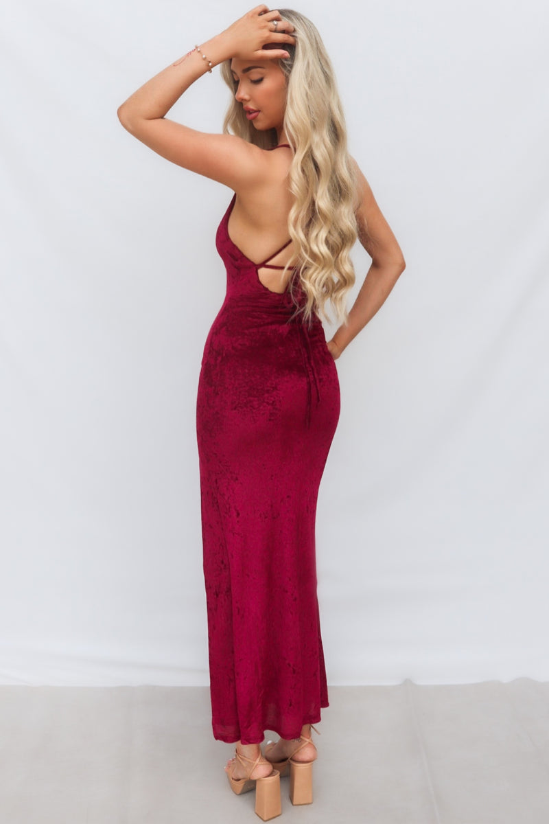 Ziggy Maxi Dress - Red