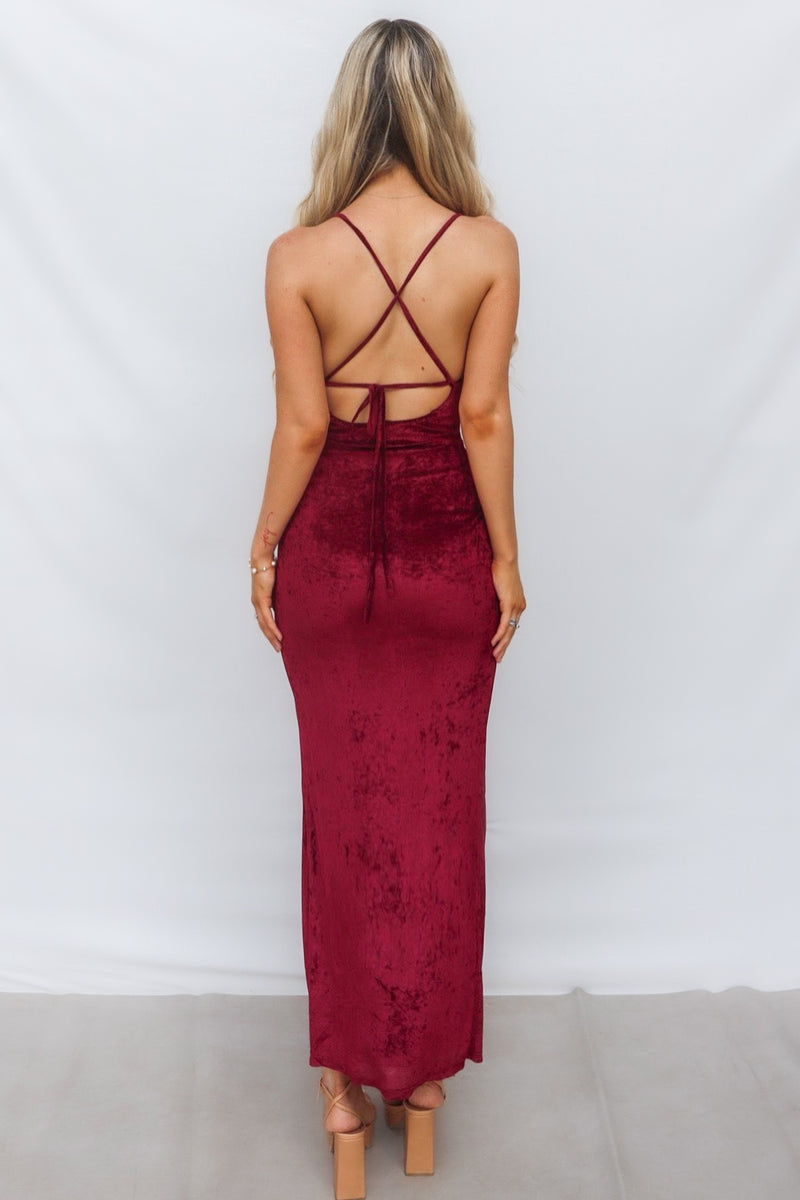 Ziggy Maxi Dress - Red