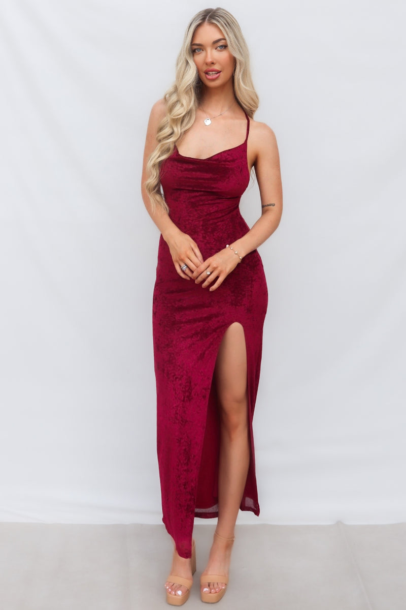 Ziggy Maxi Dress - Red