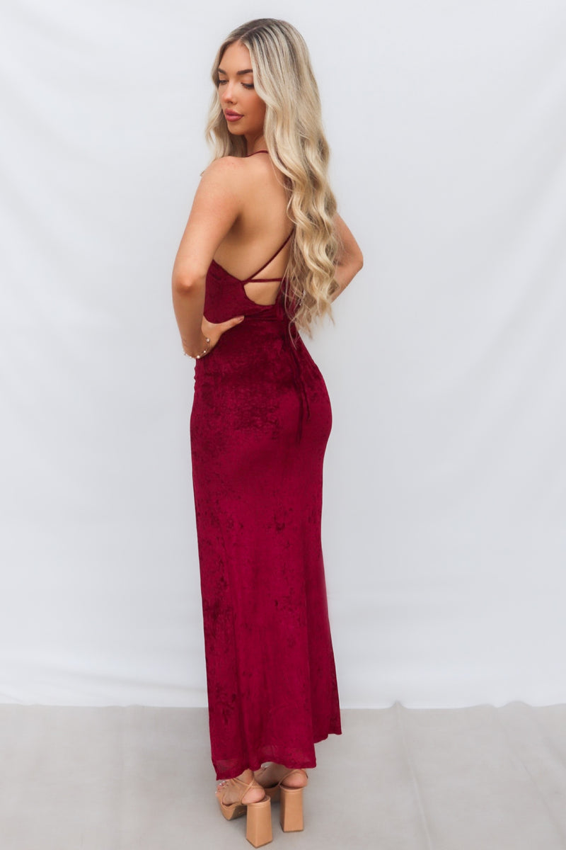 Ziggy Maxi Dress - Red