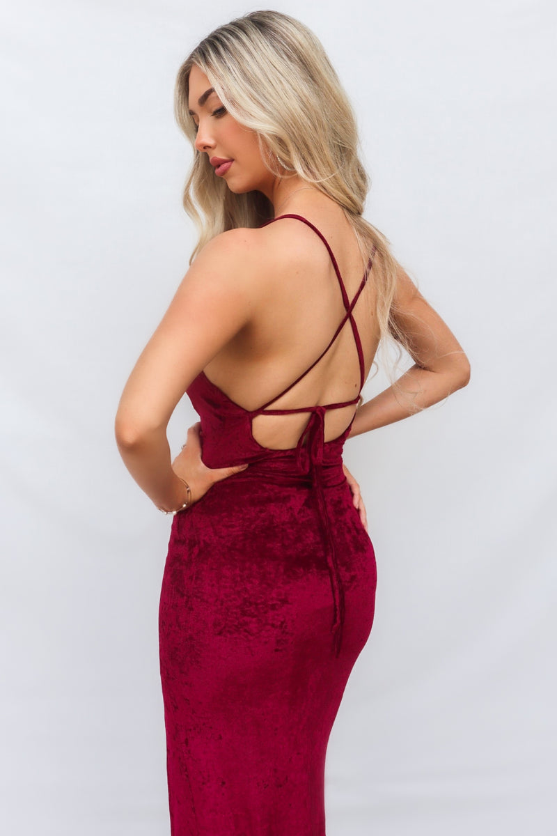 Ziggy Maxi Dress - Red