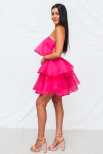 Zimmi Mini Dress - Hot Pink