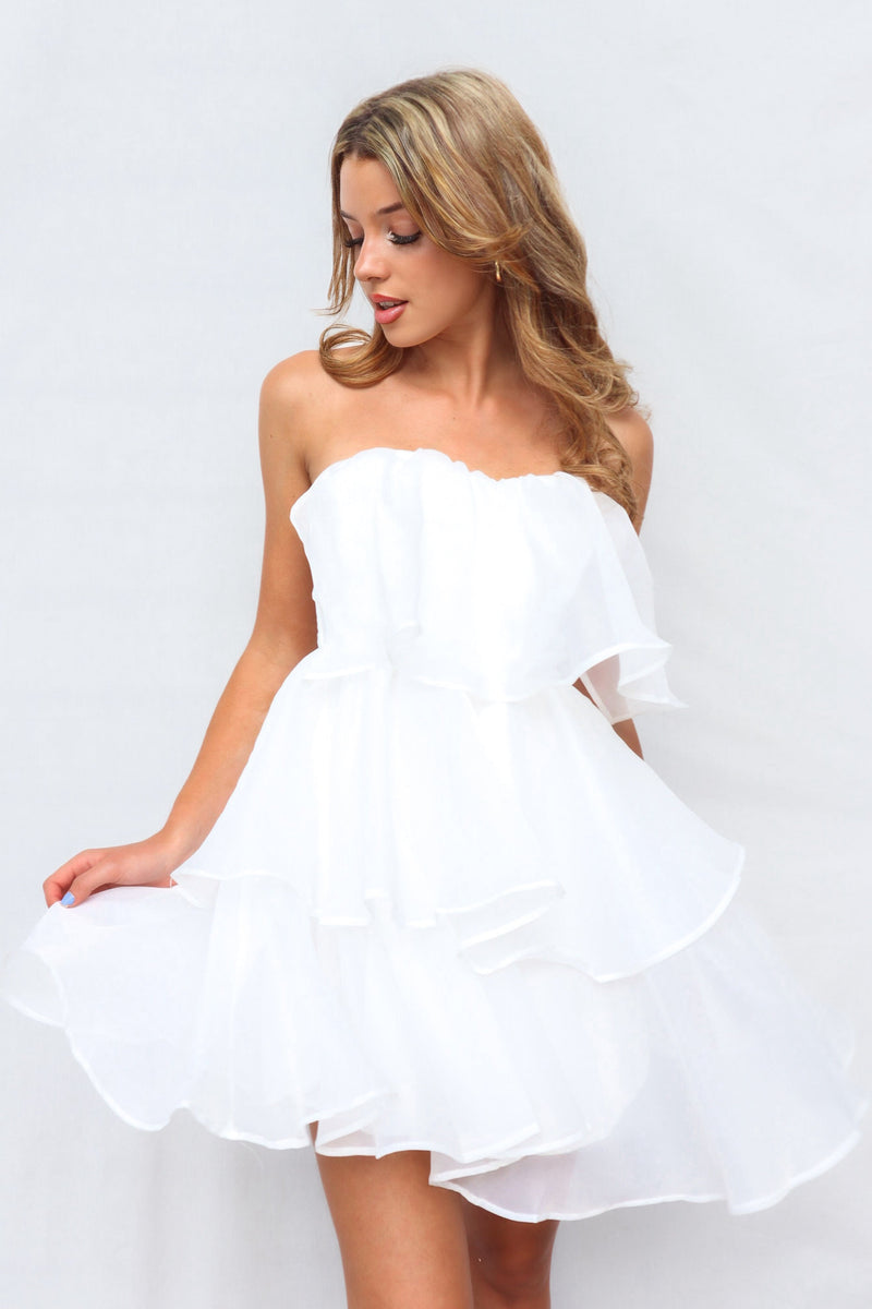 Zimmi Mini Dress - White