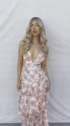 Elleny Maxi Dress - Peach Floral