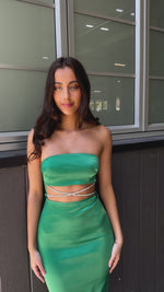 Tisha Midi Dress - Green