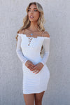 Sofia Mesh Dress - White