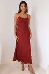 Acacia Midi Dress - Rust