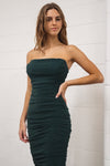 Ainsley Midi Dress - Emerald