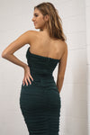 Ainsley Midi Dress - Emerald