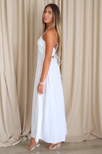 Alessandra Midi Dress - White