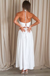 Alessandra Midi Dress - White