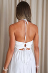 Alessandra Midi Dress - White