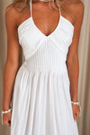 Alessandra Midi Dress - White