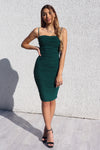 Alexia Bodycon Midi Dress - Green