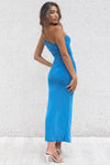 Amaris Dress - Aqua Blue