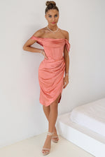 Anastasia Midi Dress - Rose Pink