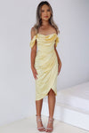 Anastasia Midi Dress - Yellow