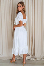 Andrina Midi Dress - White
