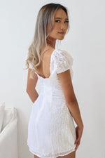 Angelina Mini Dress - White