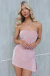 Aries Mini Dress - Pink Shimmer