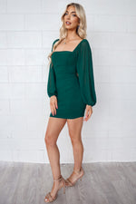 Laelia Mesh Dress - Green