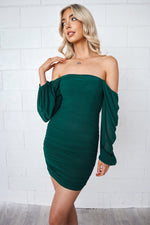 Laelia Mesh Dress - Green