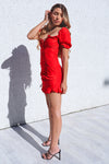 Babydoll Dress - Red
