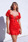 Babydoll Dress - Red