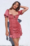 Babydoll Dress - Rose Pink