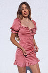 Babydoll Dress - Rose Pink