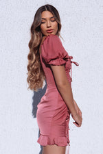 Babydoll Dress - Rose Pink