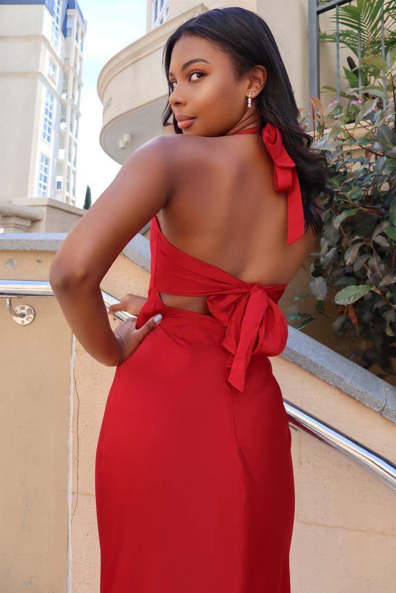 Bella Formal Gown - Red