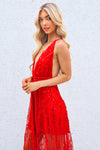 Belladonna Sequin Gown - Red