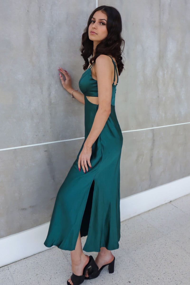 Bethany Maxi Dress - Forest Green