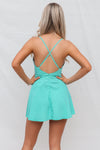 Bliss Mini Dress - Turquoise