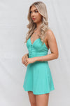 Bliss Mini Dress - Turquoise