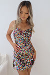 Bokeh Mini Dress - Rainbow Sequin
