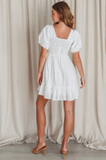 Bonnie Mini Dress - White