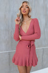 Brea Mini Dress - Rose Pink
