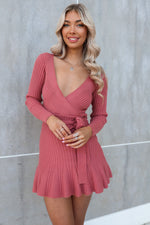 Brea Mini Dress - Rose Pink