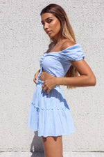 Bronte Top / Skirt Set - Baby Blue