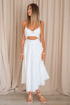 Carly Midi Dress - White