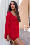 Cassia Dress - Red