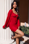 Cassia Dress - Red