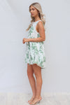 Chanel Mini Dress - Green Floral