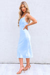 Chantelle Satin Midi - Baby Blue